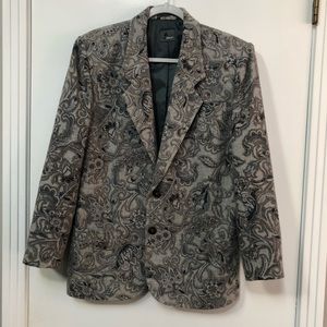 Liz Wear vintage women’s blazer/jacket. Wool blend floral print size 4,oversized